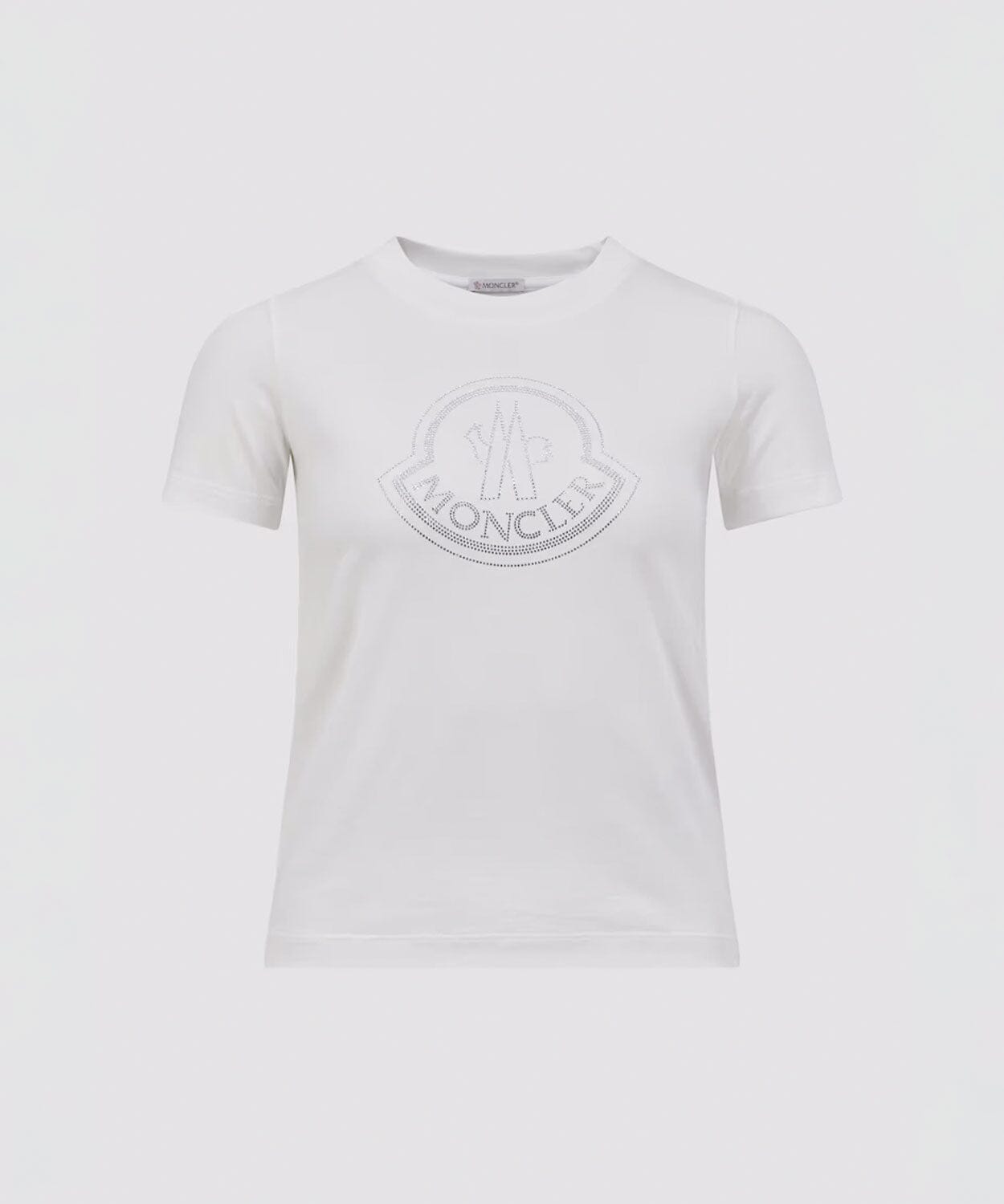 Moncler- Women's Crystal Logo T-Shirt Unclassified Moncler