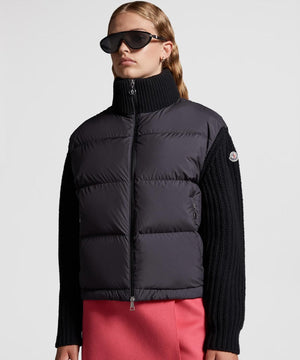 Moncler - Women's Down Wool Cardigan Sweaters | Knitwear Moncler