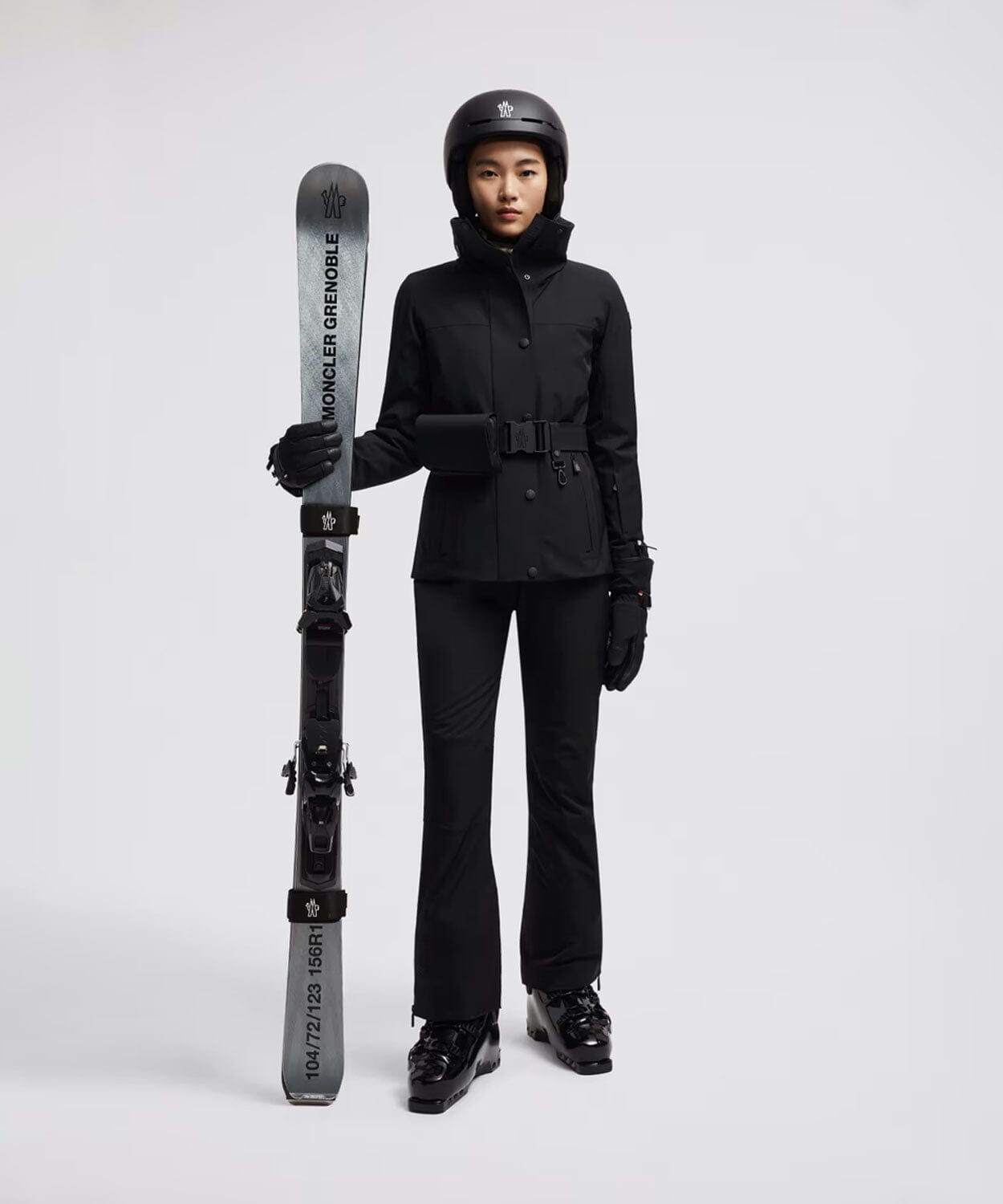 Moncler - Women's Hainets Padded Ski Jacket Ski Jackets Moncler Black 1/S