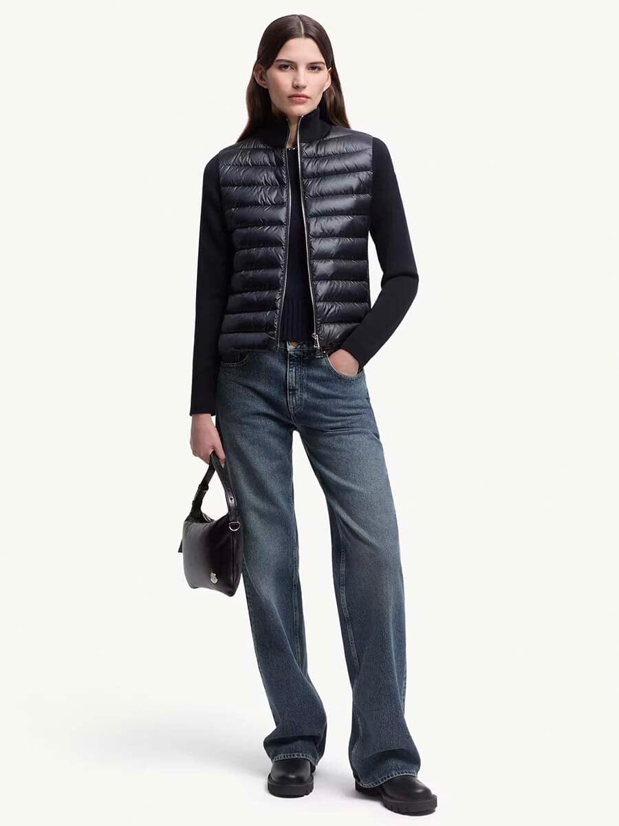 Moncler - Women's Padded Wool Cardigan Unclassified Moncler