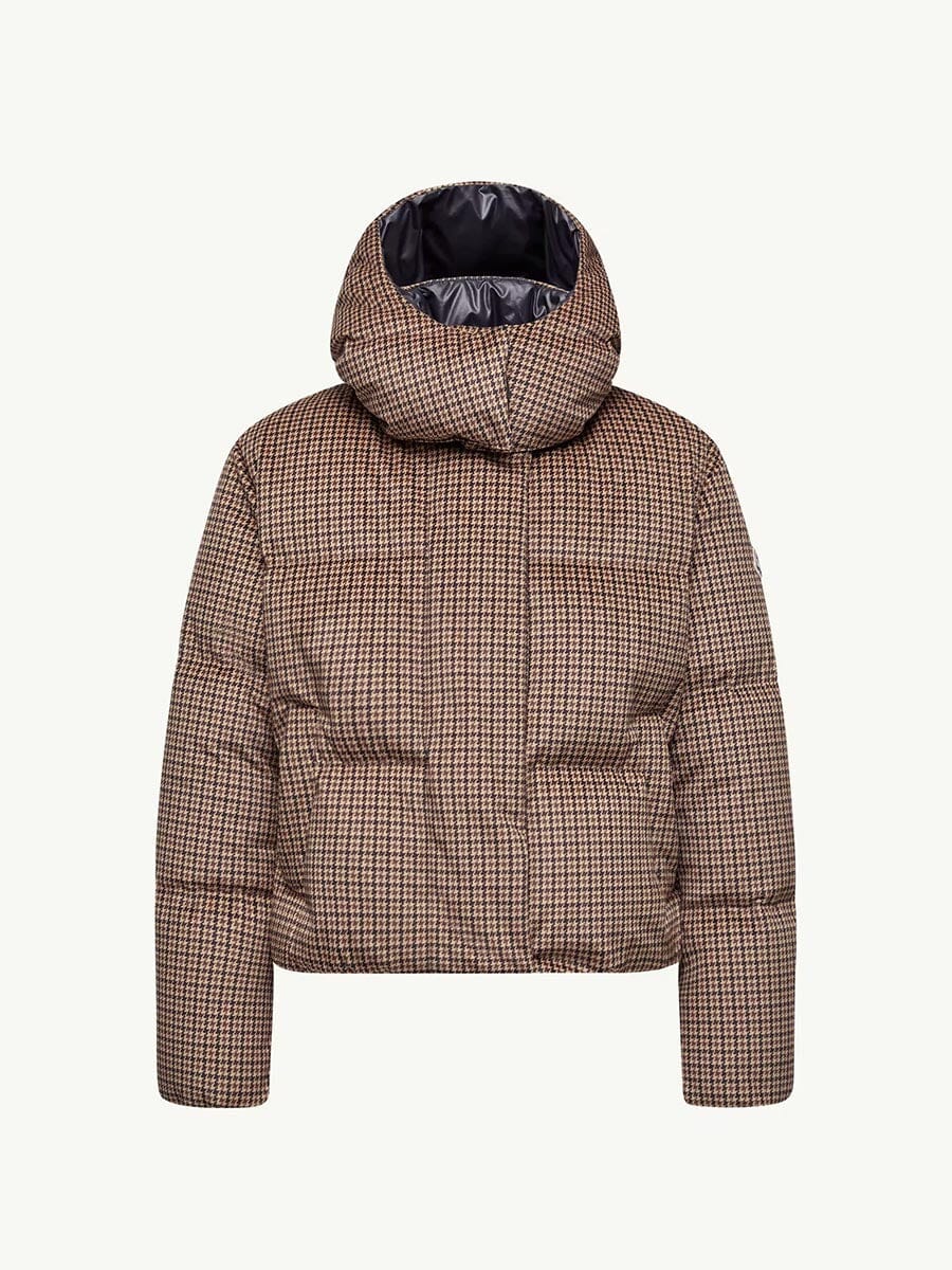 Moncler - Women's Quierzy Hooded Short Down Jacket Unclassified Moncler Brown 0