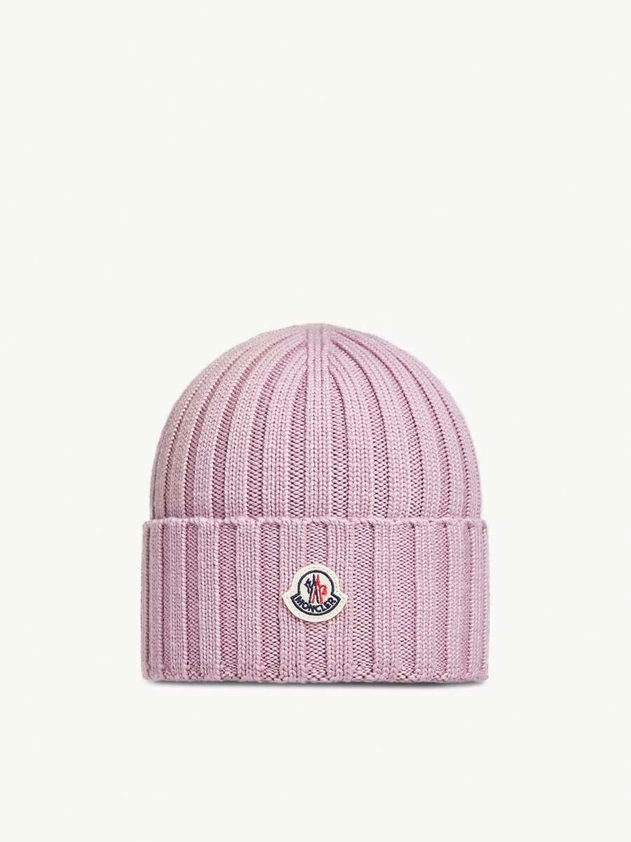 Moncler - Wool Beanie Unclassified Moncler Pink