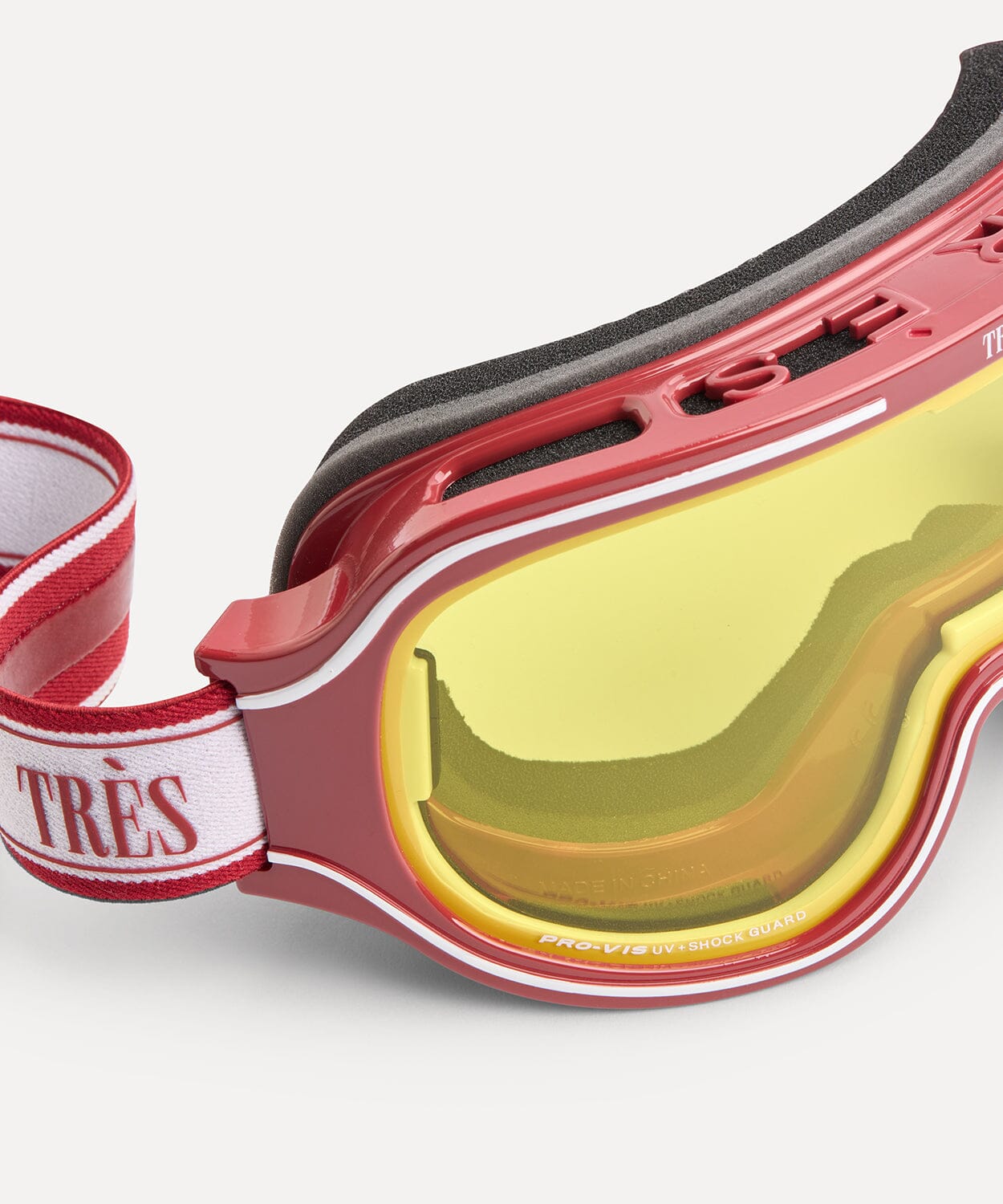 Monterossa Goggle Gloss Red Ski Goggles Tres