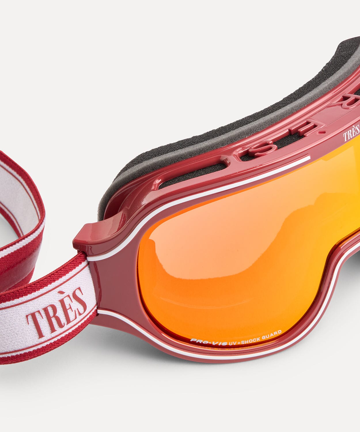 Monterossa Goggle Gloss Red Ski Goggles Tres
