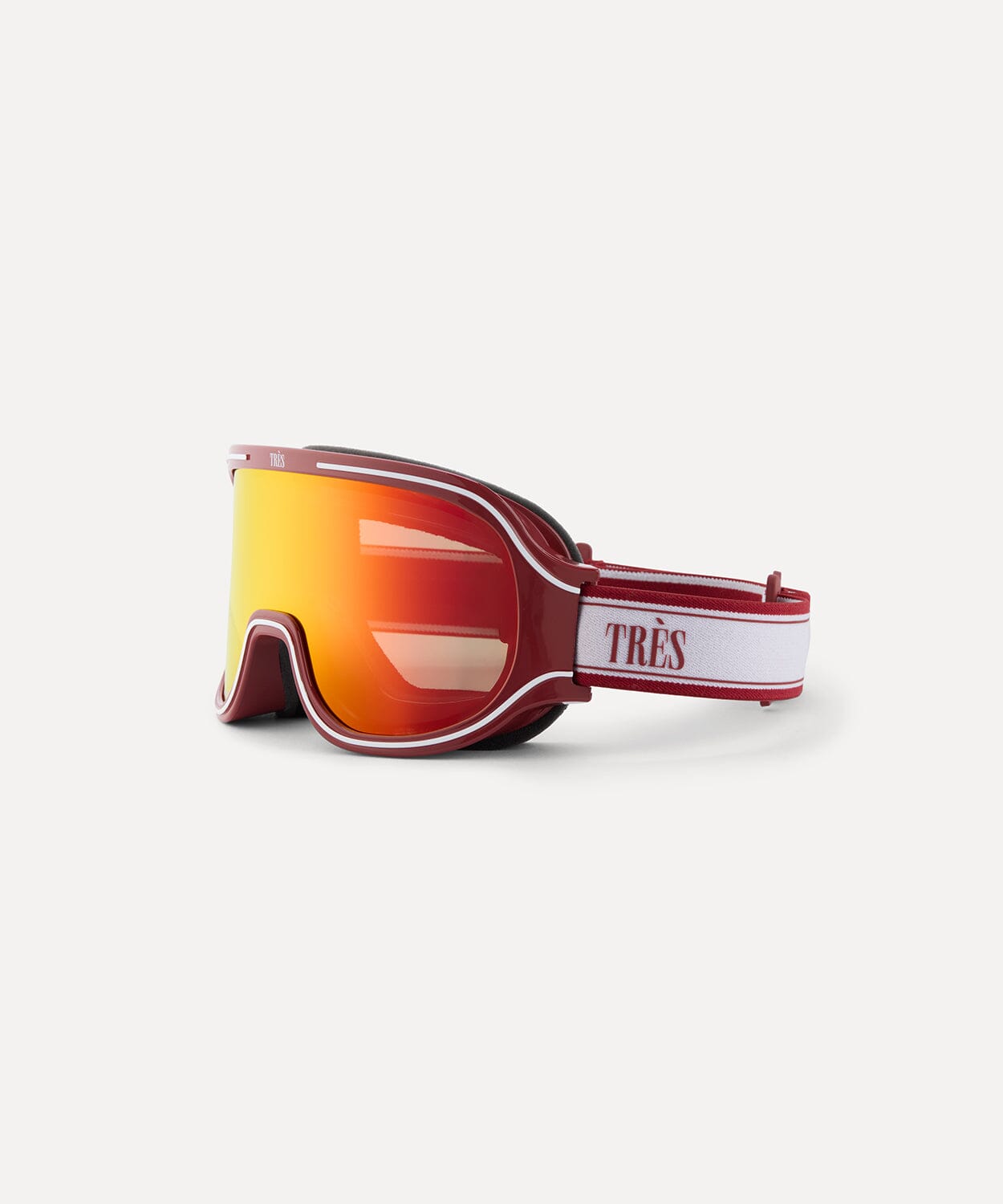 Monterossa Goggle Gloss Red Ski Goggles Tres Gloss Red