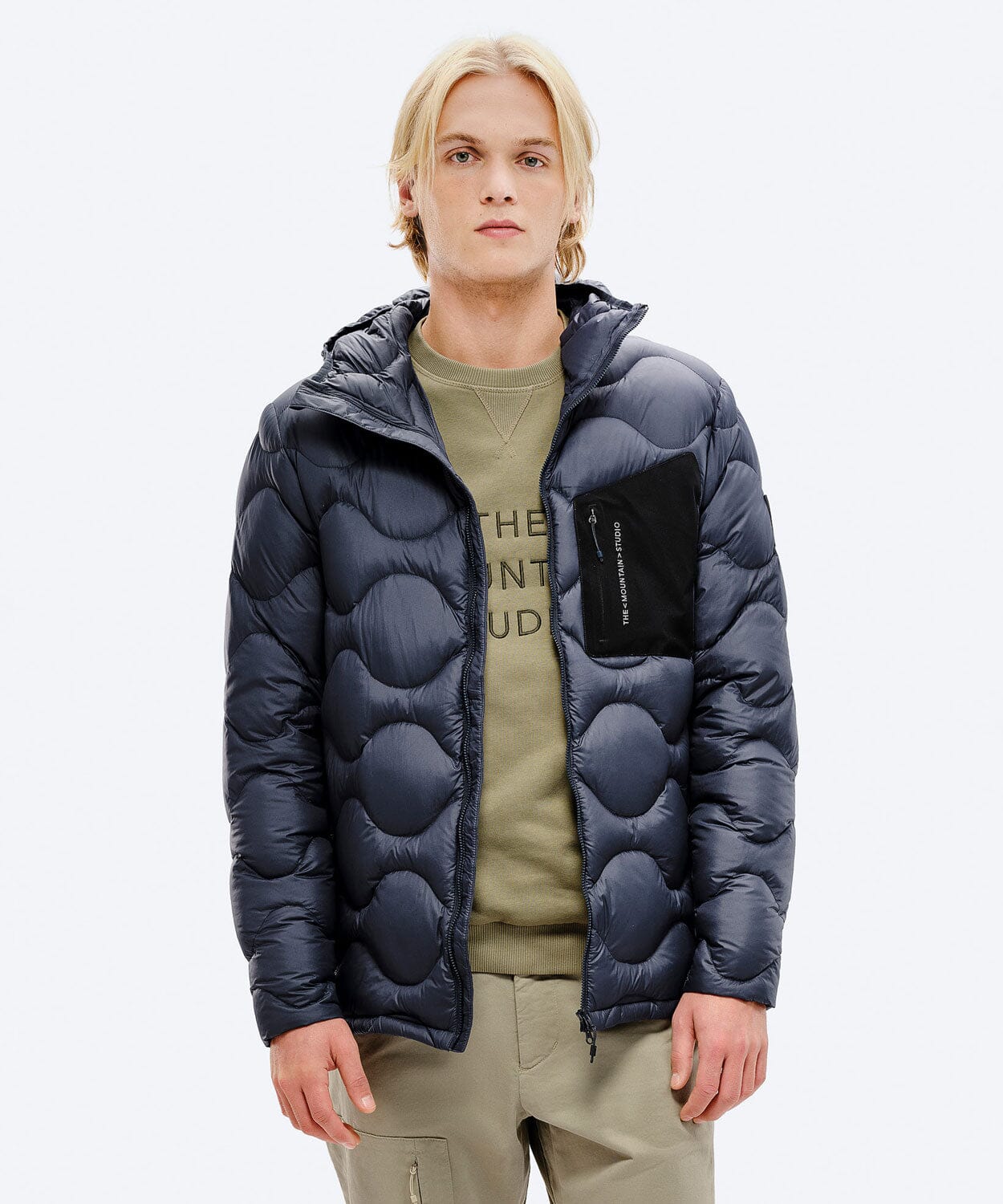 Mountain Studio - Men's D-7 Ultralight Hood Jacket Lightweight Jackets The Mountain Studio Eclipse XS