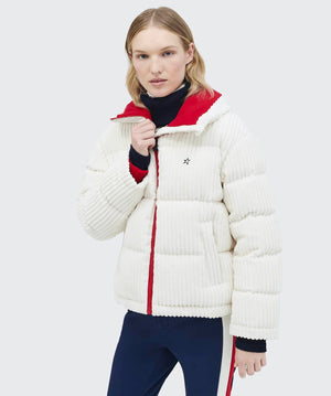 Perfect Moment - Women's Jumbo Cord Down Jacket Jackets Perfect Moment Snow White (Corduroy) XS 