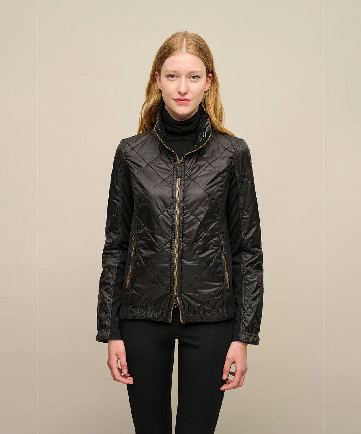 Sallymulti Quilted Jacket Lightweight Jackets Frauenschuh Black 0/XS