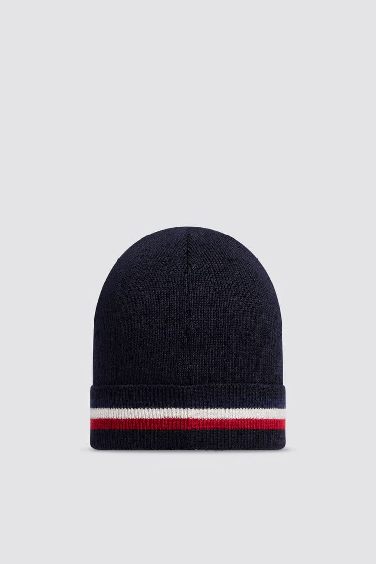 Tricolour Wool Beanie Hats | Beanies Moncler