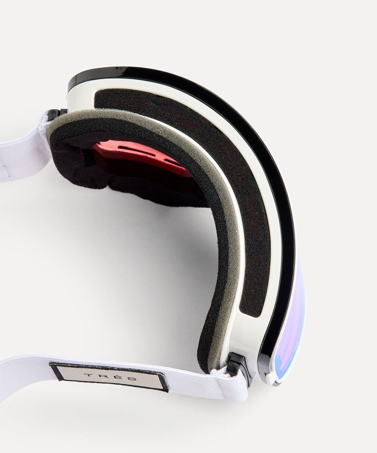 Valdez Goggle Gloss White Ski Goggles Tres