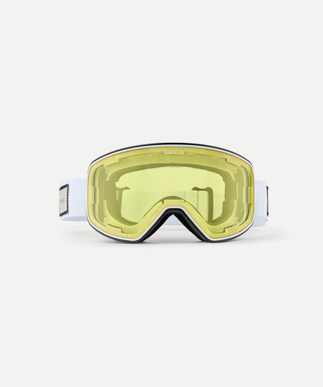 Valdez Goggle Gloss White Ski Goggles Tres