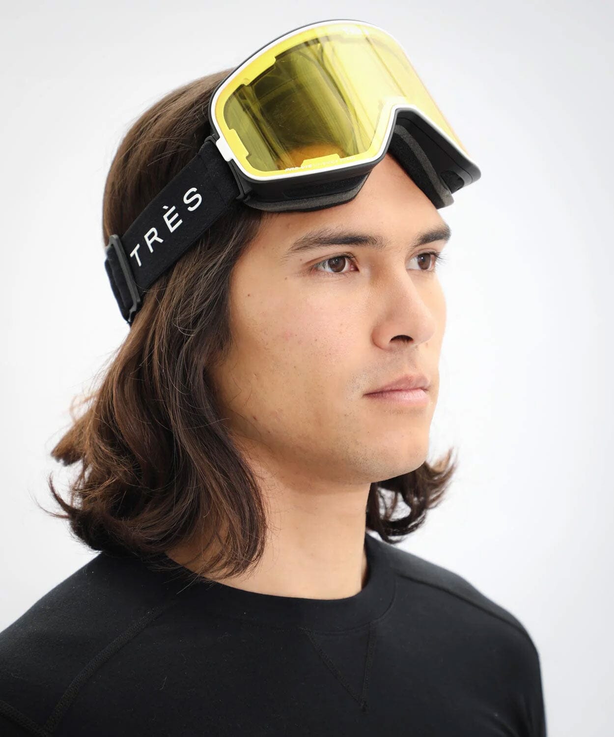 Valdez Goggle Matt Black Ski Goggles Tres