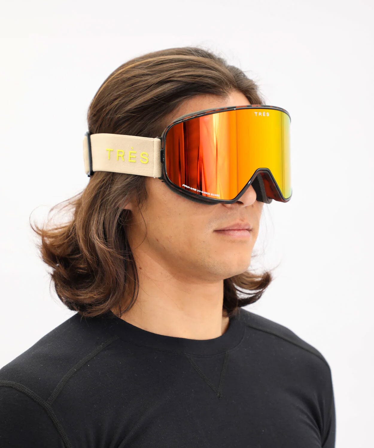 Valdez Goggle Matt Tortoise Ski Goggles Tres