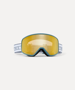 Valdez Goggle Steel Blue Ski Goggles Tres