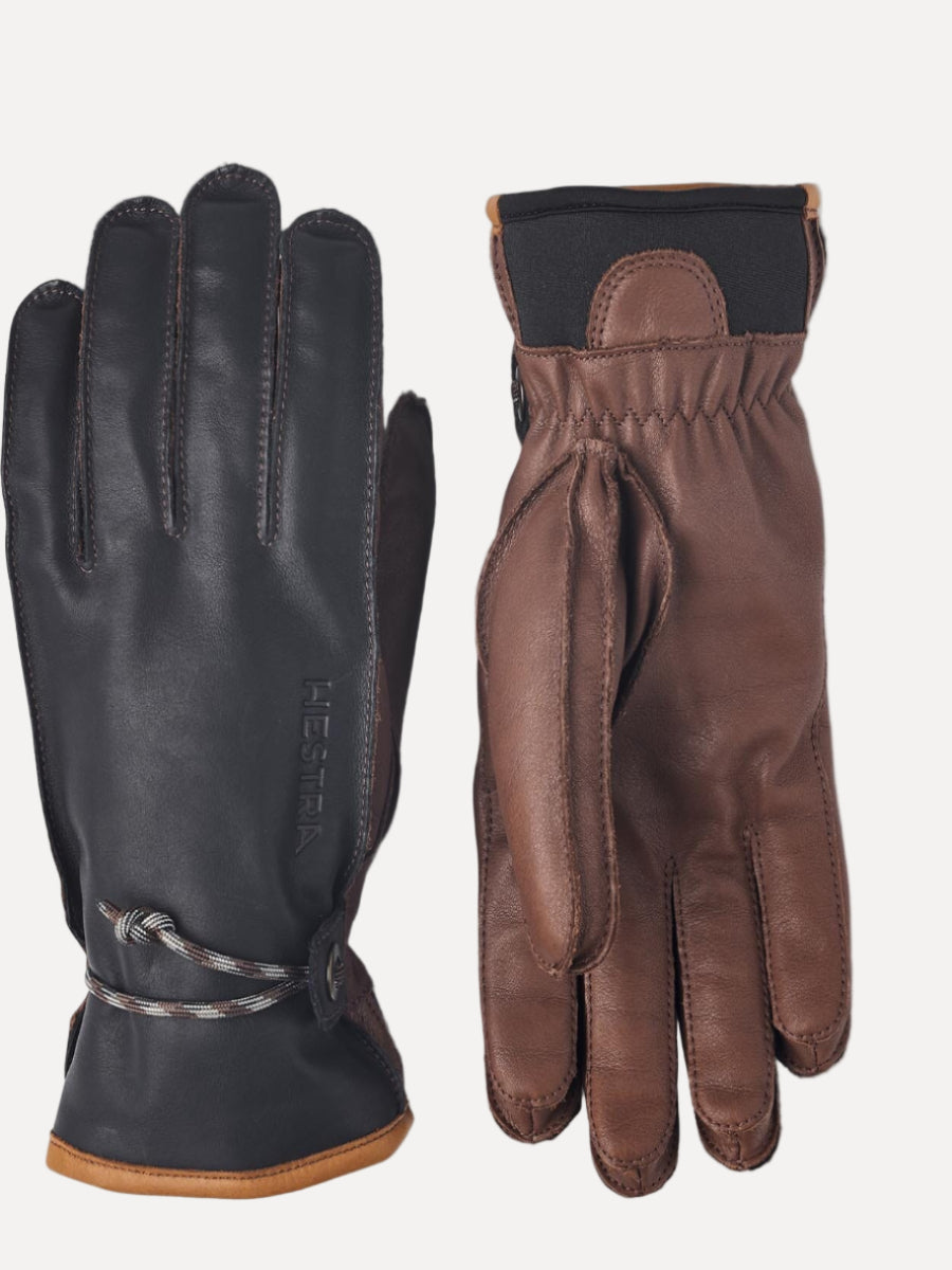 Wakayama 5 finger Glove Gloves Hestra Navy / Brown 6