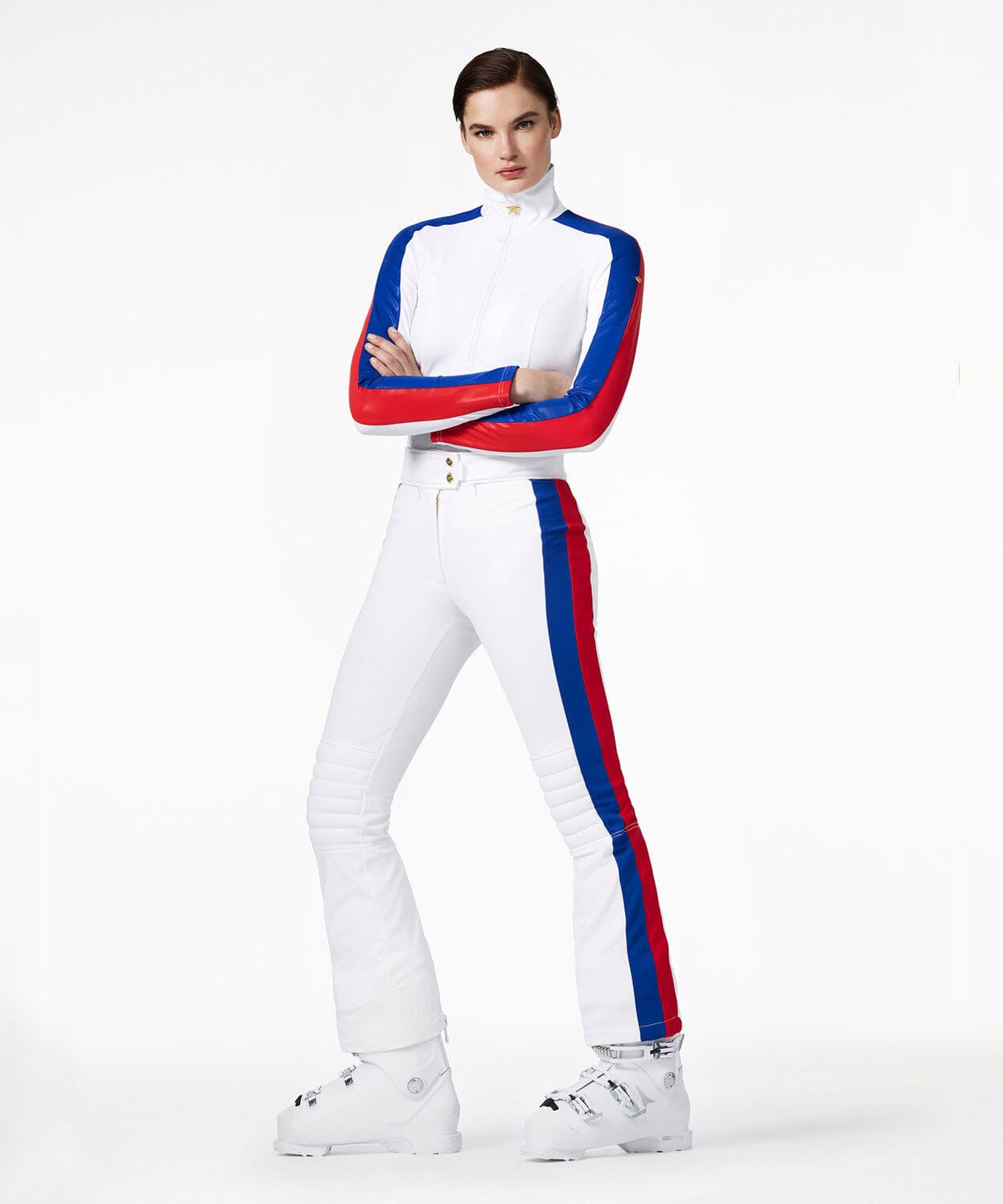 Women's Alpine Ski Pants Ski Pants Goldbergh White 34/XS