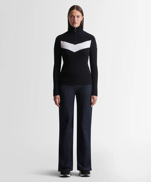 Women's Andromede Sweater Sweaters | Knitwear Fusalp Noir/Neige S