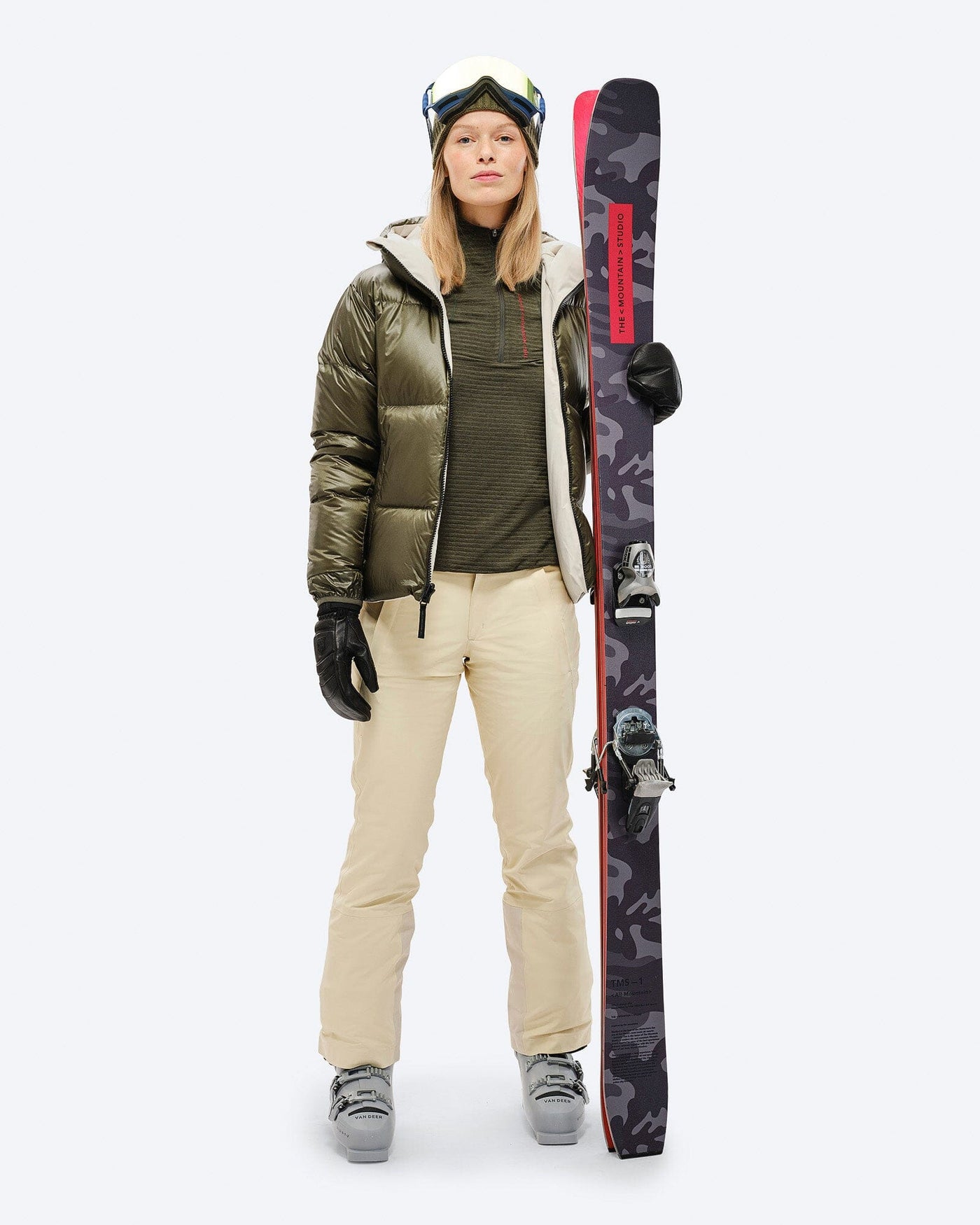 Women's D-5 Pertex Reversible Tecno Down Jacket Ski Jackets The Mountain Studio