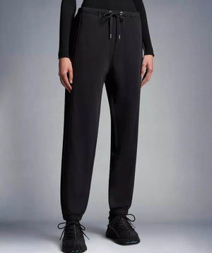 Women's Fleece Sweatpants Trackpants Moncler Black 34/XS 