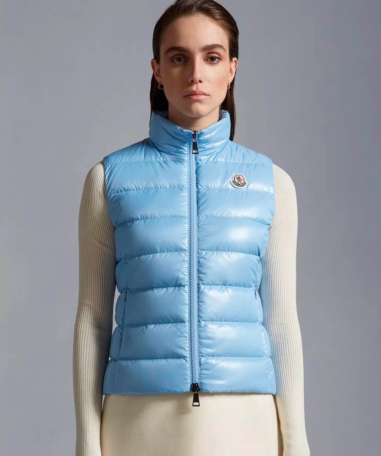 Women's Ghany Down Vest Vests Moncler Power Blue 1/S