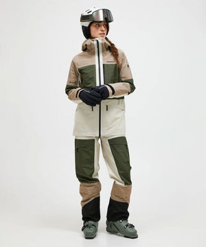 Women's Gravity Gore-Tex 3L Jacket Ski Jackets Peak Performance Avid Beige / Pine Needle / Sand Fog XS