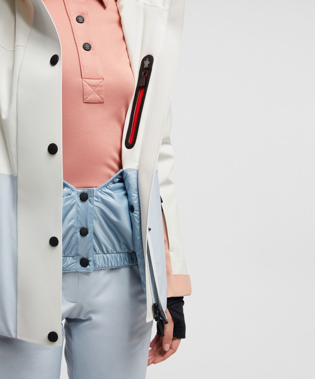 Women's Hainets Padded Ski Jacket Ski Jackets Moncler