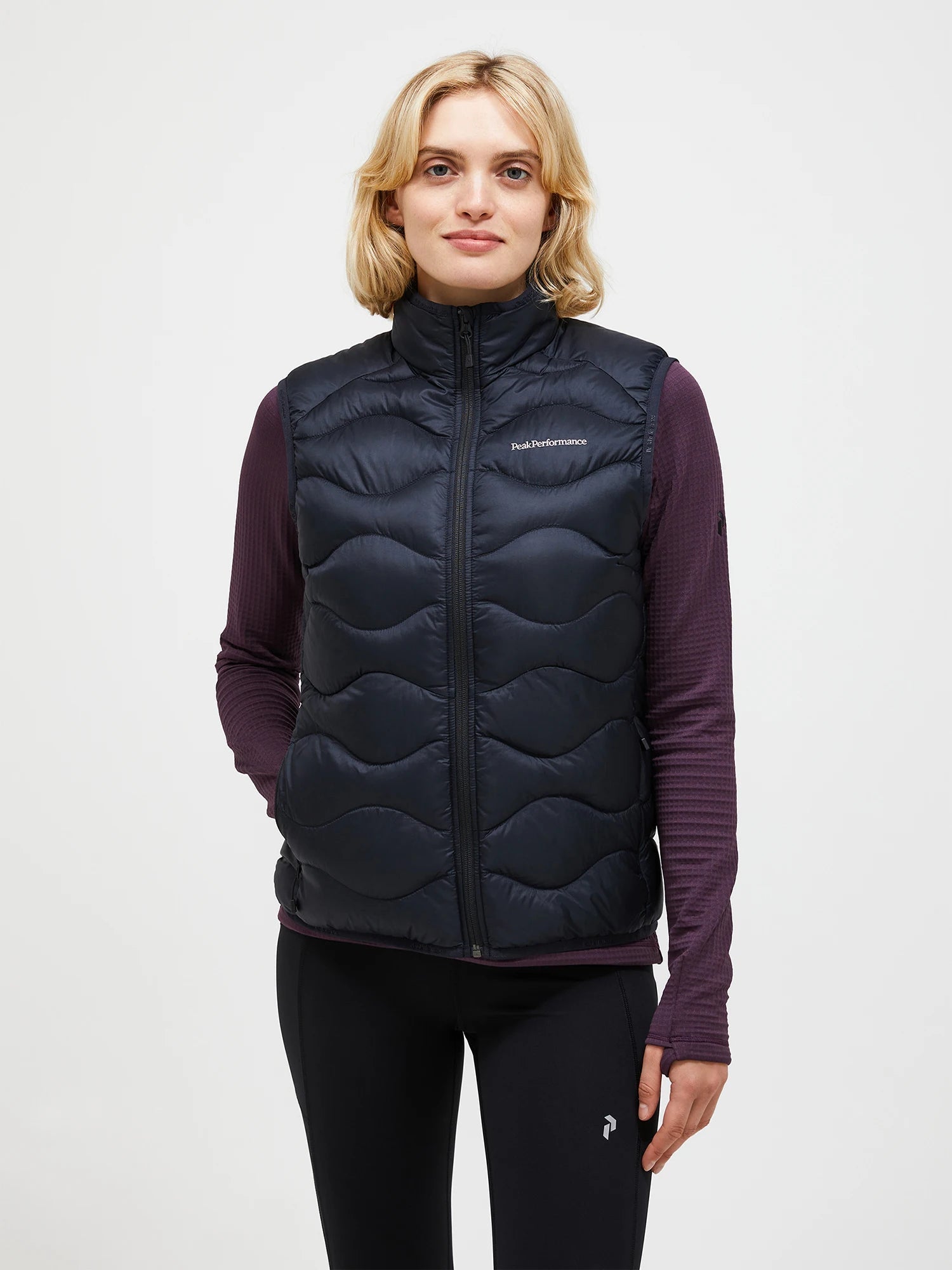 Women's Helium Down Vest Vests Peak Performance Black XS