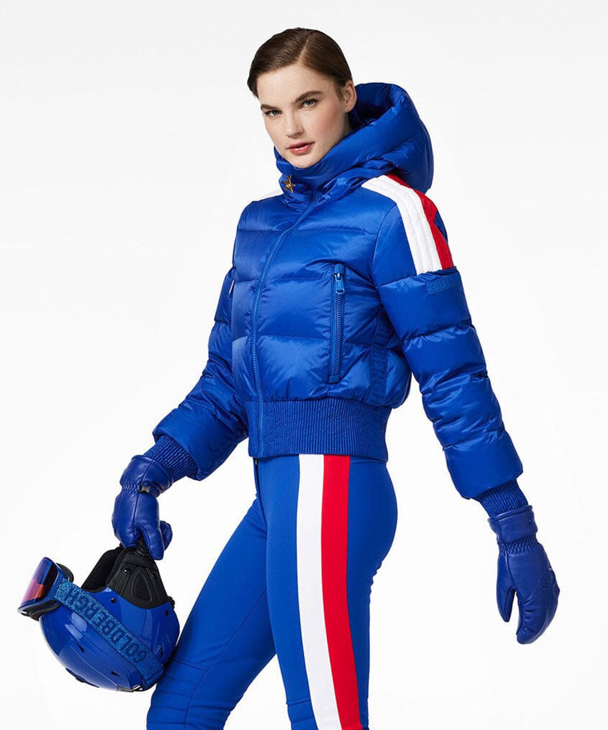 Women's La Face Ski Jacket Ski Jackets Goldbergh Dazzling Blue 36/S