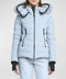 Women's Lamoura Short Down Jacket Ski Jackets Moncler Light Blue 0/XS