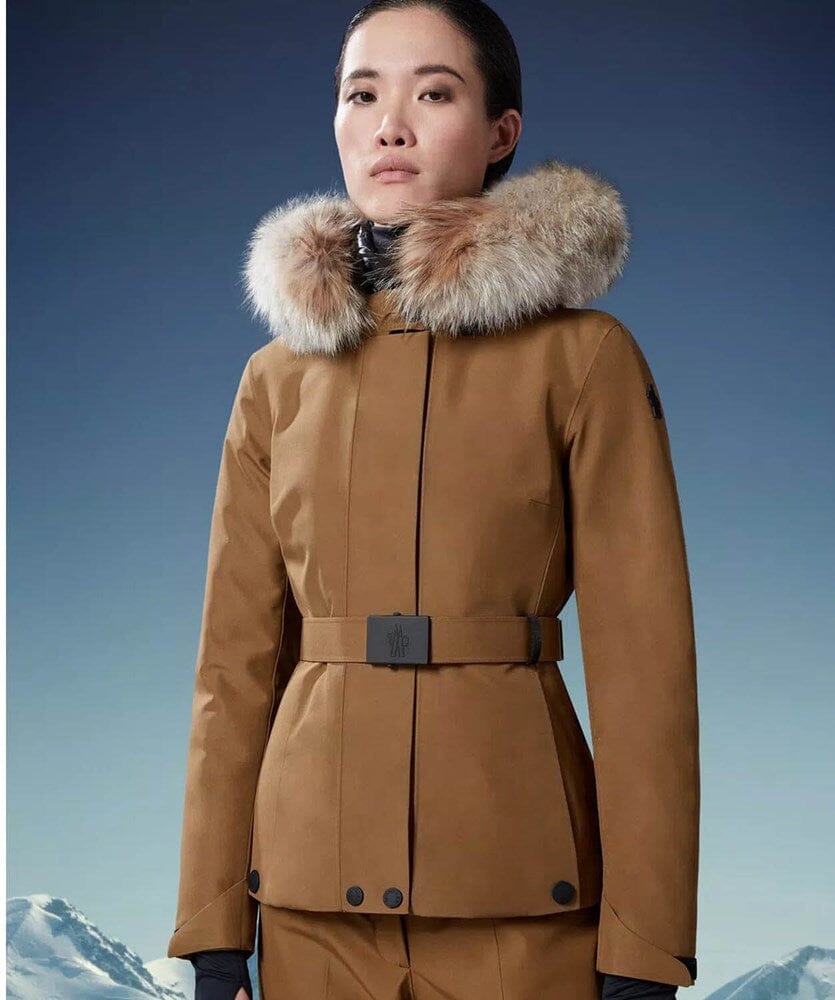 Women's Laplance Ski Jacket Ski Jackets Moncler Brown 2