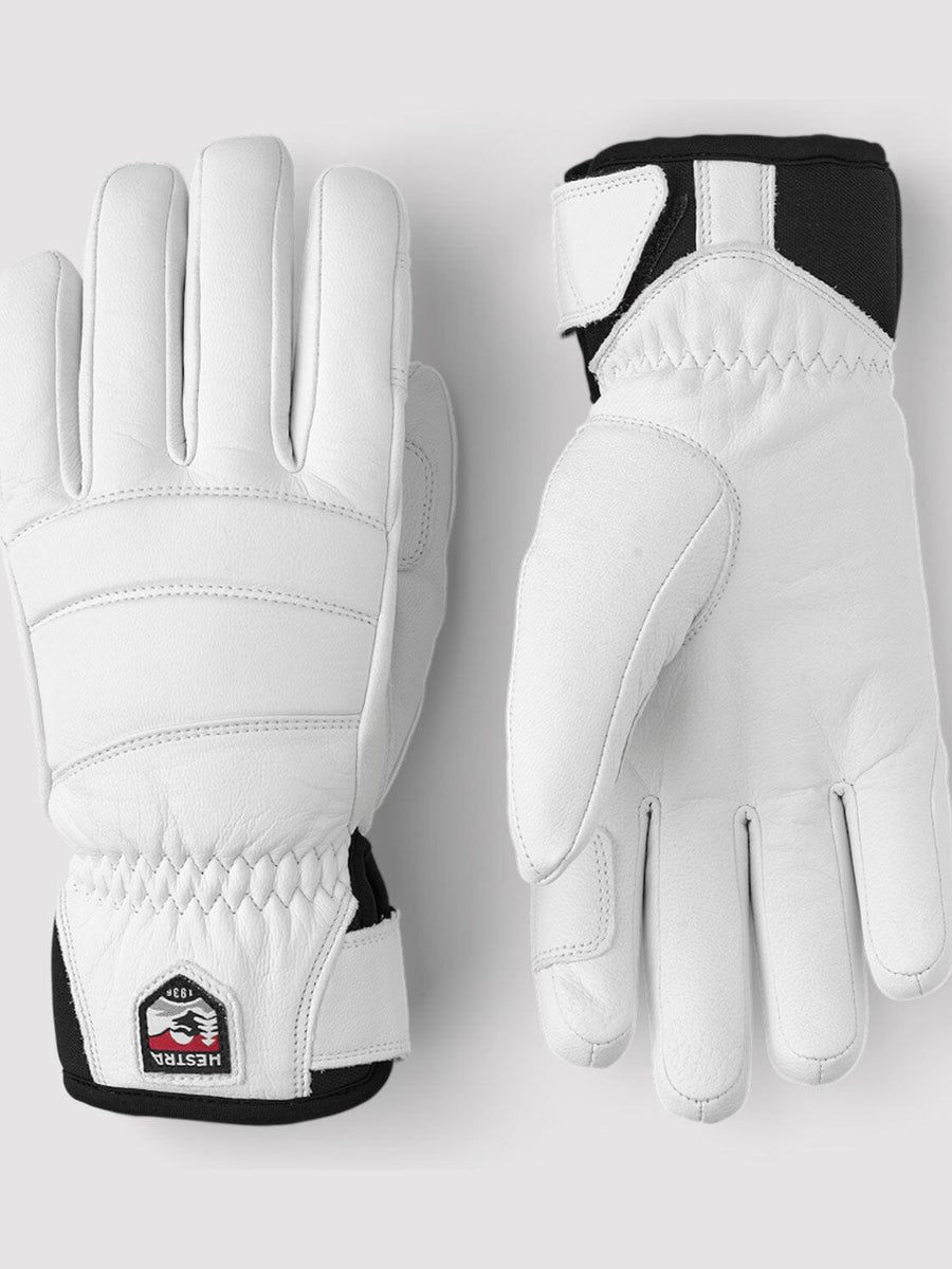 Hestra Women's Fall Line 5-Finger ski glove White