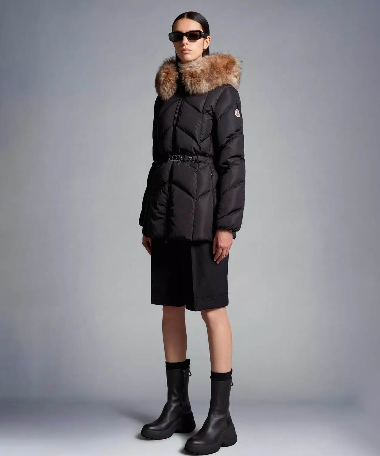 MONCLER 2023/24秋冬 ファー/フード付きダウンジャケット LORIOT Women's Loriot Short Down Jacket – Snowsport