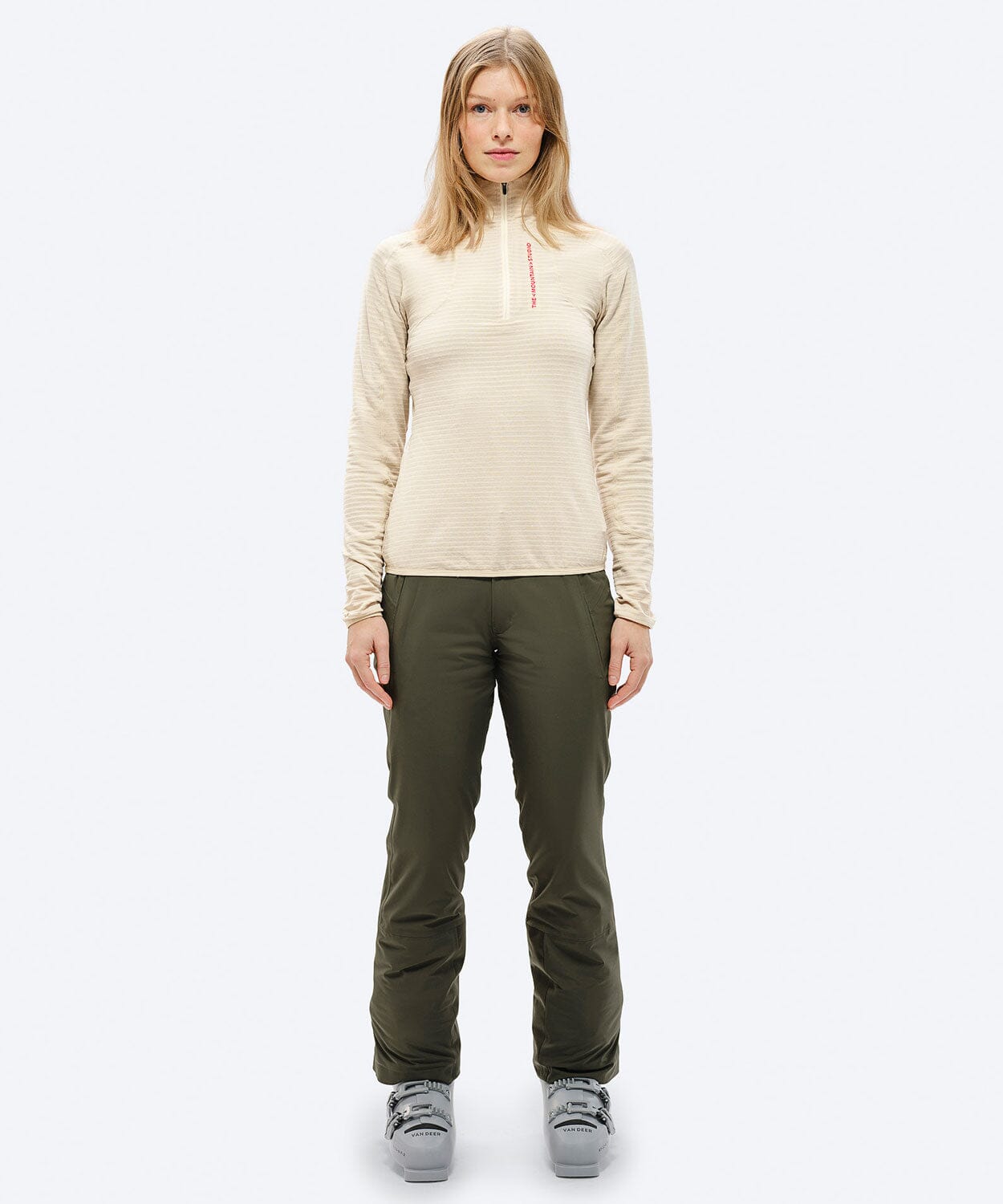 Women's M-3 Light Tech Fleece Half Zip Mid Layer The Mountain Studio