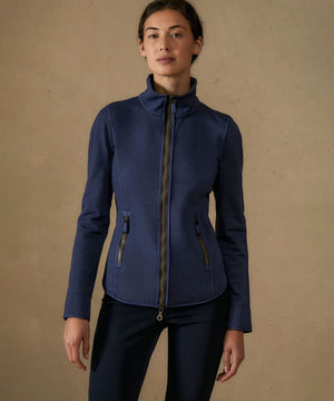 Women's Wera Powerstretch Fleece Jacket Mid Layer Frauenschuh Alaska Blue 0/XS