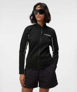 Women's Wildcat Full Zip Mid-Layer Mid Layer J.Lindeberg Black S 