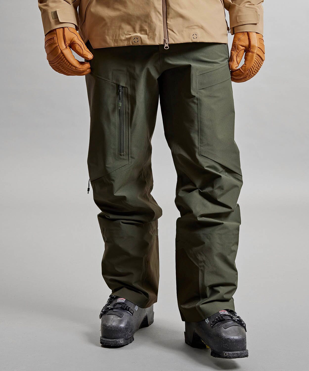 Y-1 HD Men's GORE-TEX PRO 3L Shell Pant Ski Pants The Mountain Studio Forest Green XS
