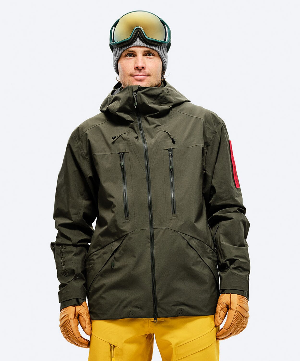 Z-2 HD GORE-TEX Pro 3L Shell Jacket Ski Jackets The Mountain Studio Forest Green XS