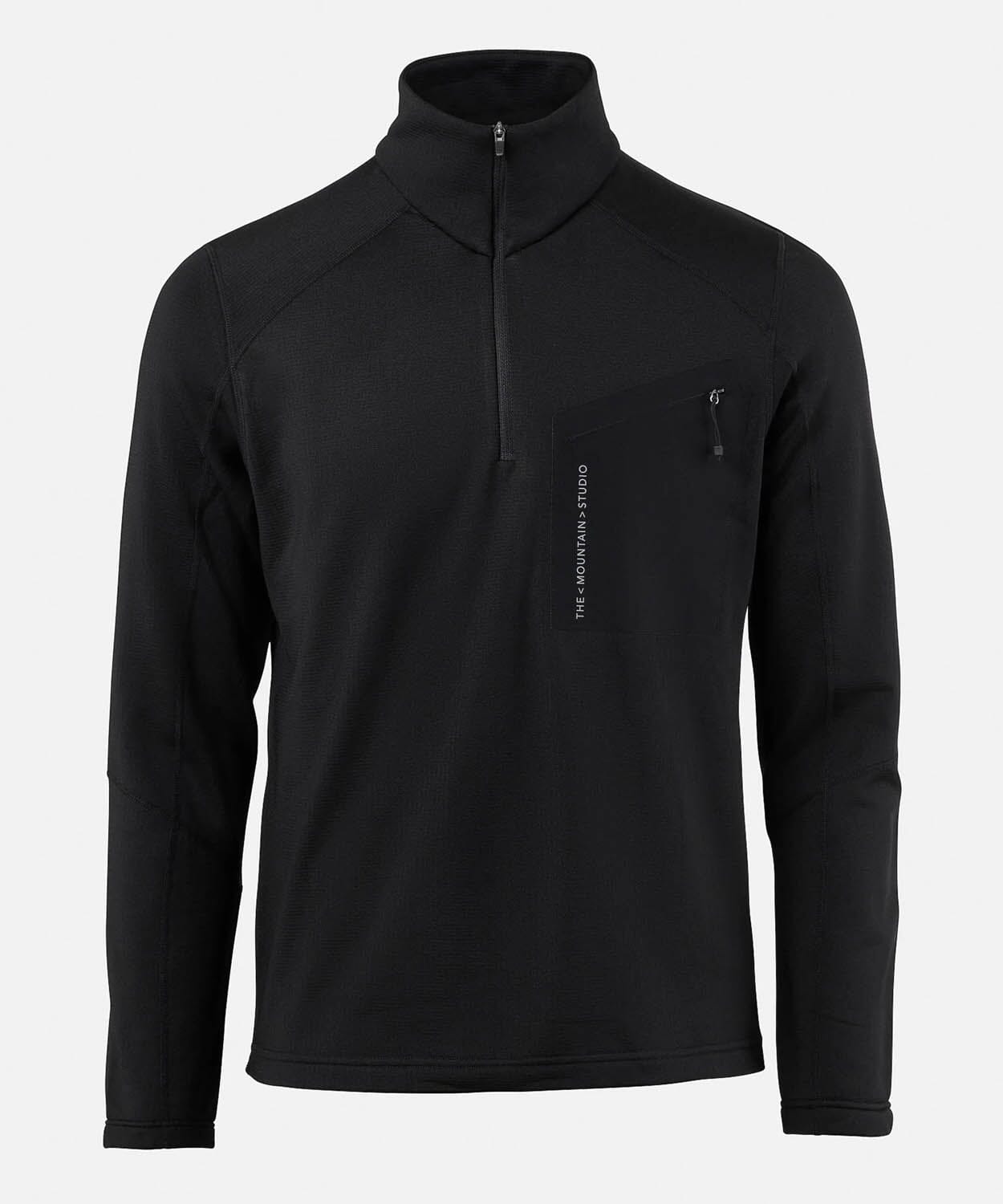 M-5 Men's Techno Stretch Mid T-Neck Mid Layer The Mountain Studio