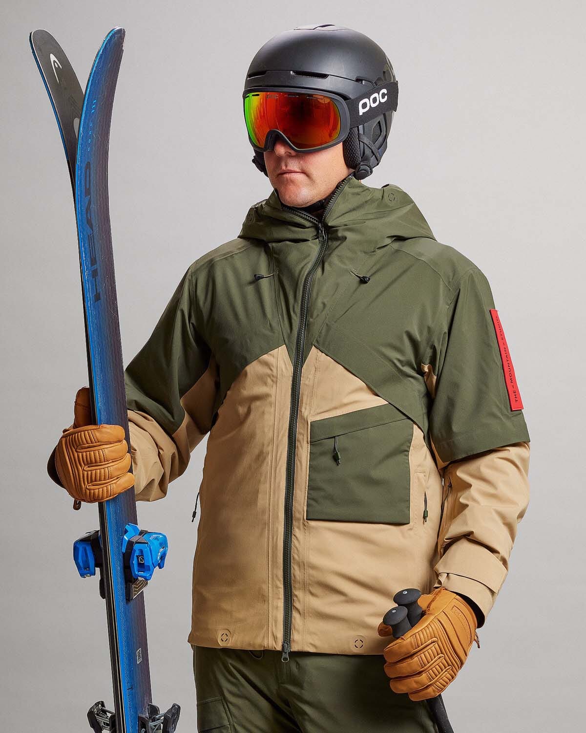 Men's S-1 GORE-TEX 2L Stretch Insulated Jacket Ski Jackets The Mountain Studio Sand M