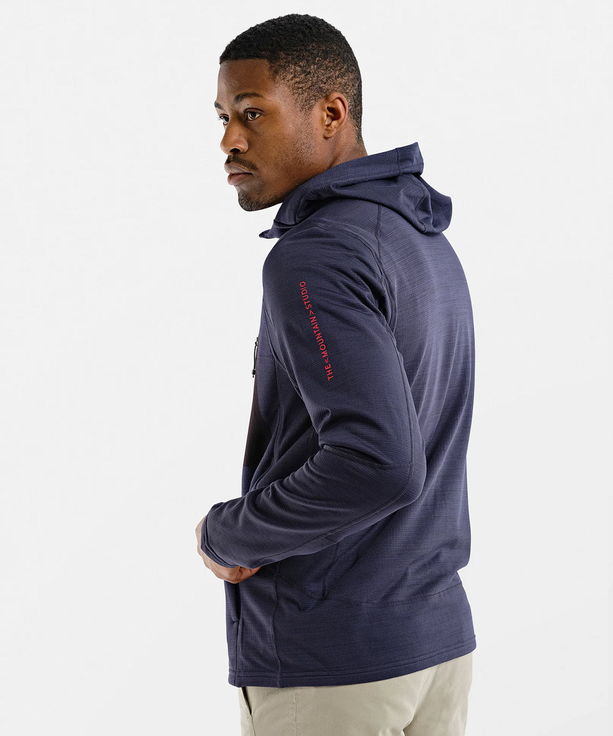 Men's Techno Stretch Mid Hood Mid Layer The Mountain Studio