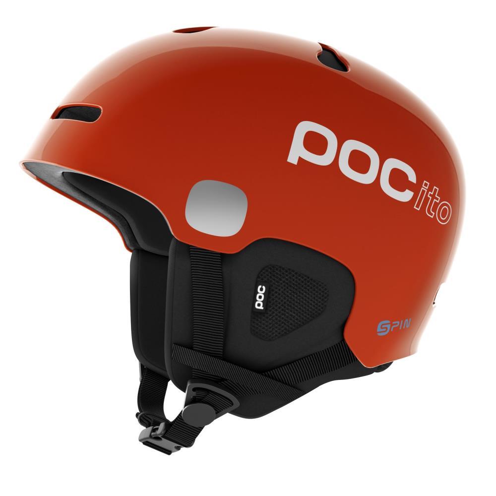 POCito Auric Cut SPIN Helmets POC Fluorescent Orange M/L
