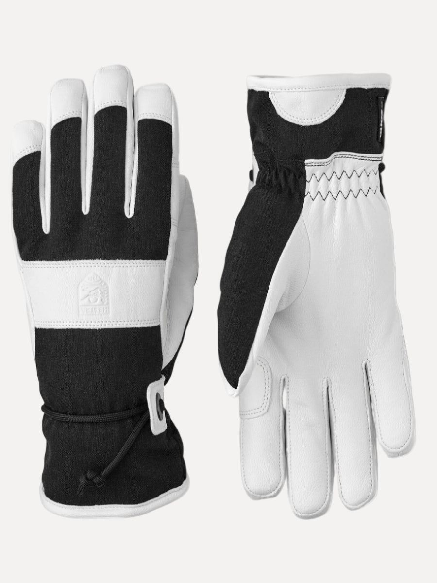 Voss CZone 5 finger Glove Gloves Hestra Black / White 6