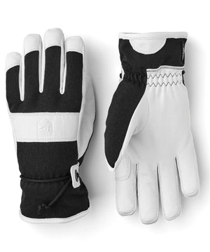 Voss CZone 5 finger Glove Gloves Hestra Black / White 6 