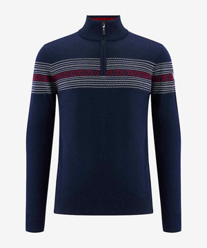 We Norwegians Men's Signature Zip-Up Sweaters | Knitwear We Norwegians Flag XL