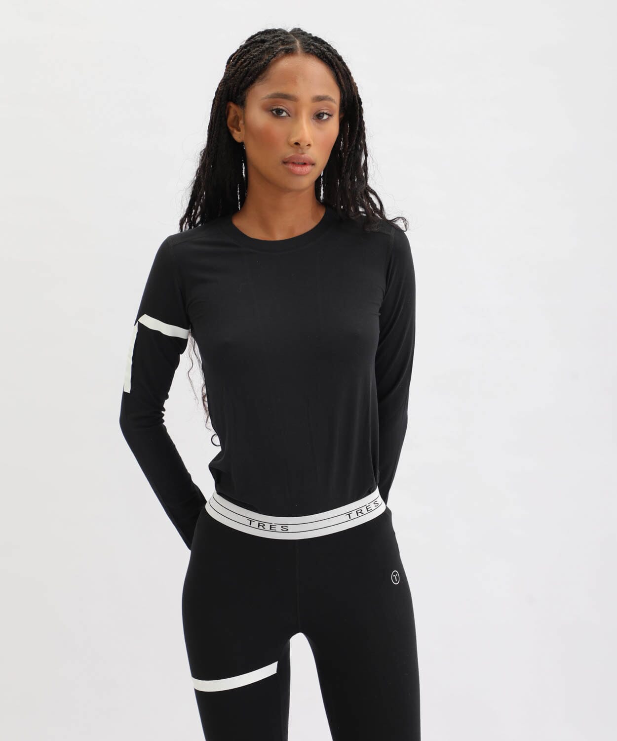 Base Layer | Icecold Tights - Black & Offwhite
