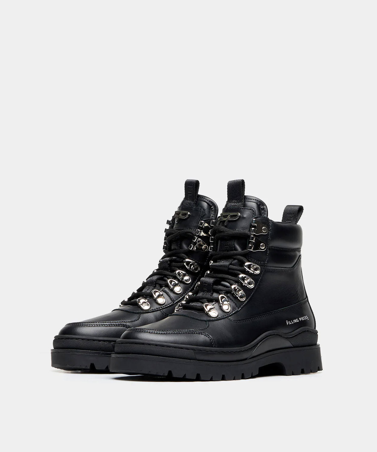 Women's Mountain Boot Footwear Filling Pieces Nappa Black 37