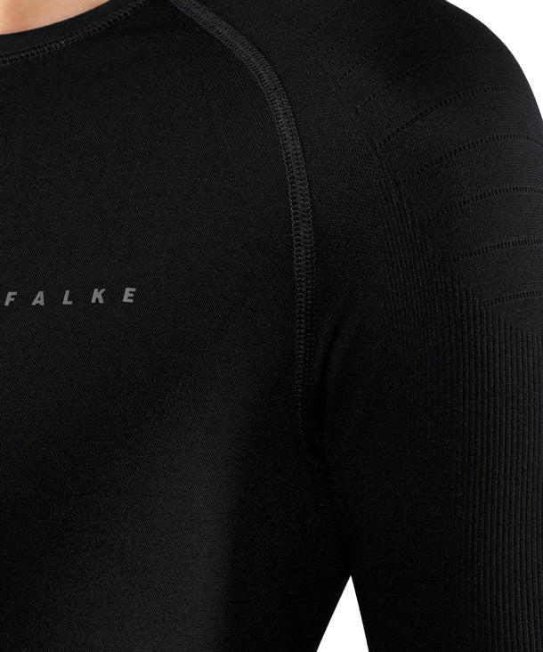 FALKE Maximum Warm Long-Sleeve Shirt – brushed inner fabric detail