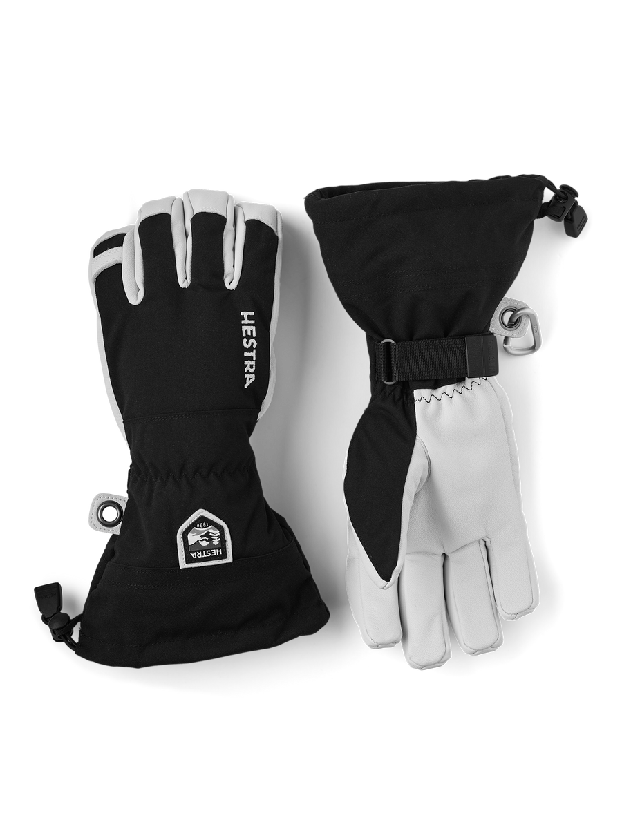 Army Leather Heli Ski 5-finger - Black