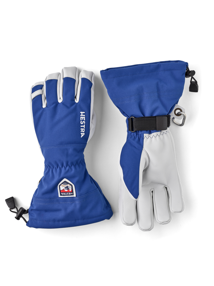 Army Leather Heli Ski 5-finger - Royal Blue