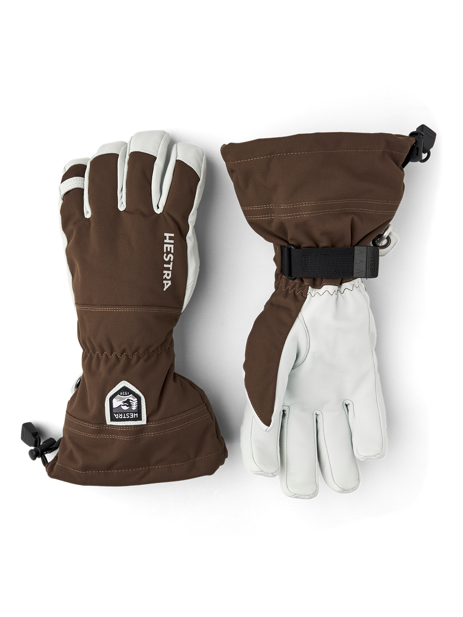 Army Leather Heli Ski 5-finger - Espresso